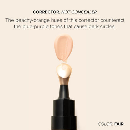 DRMTLGY Luminous Eye Corrector SPF 41, Under Eye Color Corrector for Dark Circles, Anti-Aging Tinted Eye Cream, Hydrating Eye Serum with Peach Undertone, Deep