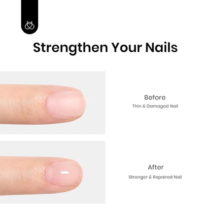 beetles Gel Polish Beetles Color Base Gel For Nails, 2 In 1 Clear Sheer Builder Rubber Gel Nail Strengthener Gel, 15ml 0.5Oz Coat Gel Polish Soak Off UV Gel DIY Home and Salon Hallowen Gift