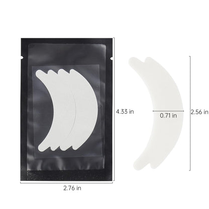 50 Pair Butterfly Under Eye Gel Pads Hydrogel Eye Patches For Eyelash Extension, Lint Free Under Hydrogel Eye Mask Pads Lash Extension Supplies (Black)