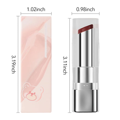 1Pcs Tinted Lip Balm Moisturizing Lipstick – Deep Rose Colored Bean Paste Sheer Hydrating Lip Color for Dry Lips Nourishing Lip Balm for All Women with a Subtle Natural Scent (S05 Four Seasons)