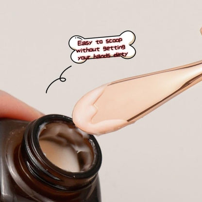 2 Pieces Eye Cream Applicator Facial Roller Massage Tool, Eye Massage Stick for Women, for Facial Massage, Eliminate Eye Fatigue, (Rose Gold) Gift for Women, Clear