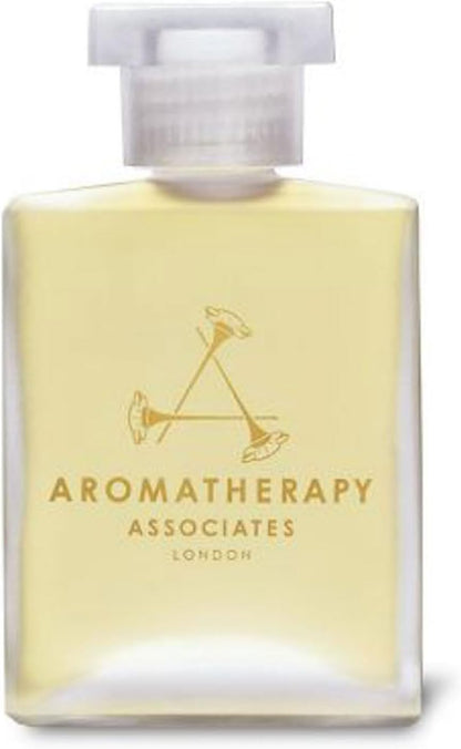 Aromatherapy Associates De-Stress Muscle Bath and Shower Oil, Natural Body Oil for Deep Relaxation and Comfort, Hydrating Body Made with 3 Essential Oils (1.86 oz)