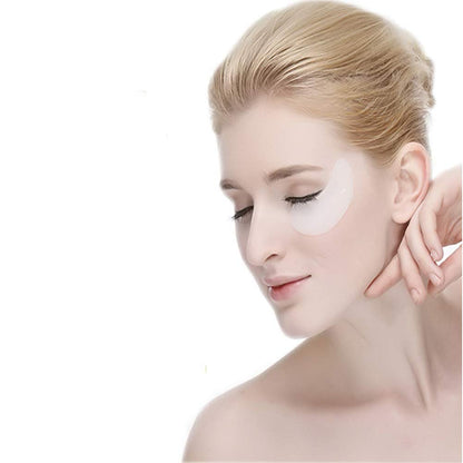 Adofect 30 Pairs Collagen Under Eye Mask Anti-Aging Hyaluronic Acid Eye Patches for Moisturizing, Puffiness, Fine Line & Dark Circles, Luxury Gift for Women, White