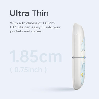 OCOOPA Magnetic Rechargeable Hand Warmers 2 Pack, Ultrathin Electric Handwarmers, Portable Pocket-Sized Heater, for Men, Women Purse Must Haves, Union UT3 Lite