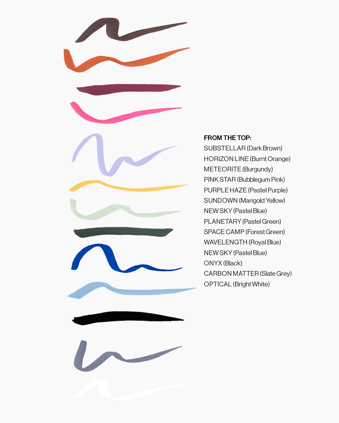 MAKE Beauty Liquid Line Waterproof Liquid Eyeliner Pen. Smudge-Proof Felt Tip for Precise Application of Lines, Wings, and Graphics. Long Lasting Eye Liner - Shade, Horizon Line