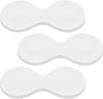 100PCS Disposable Eye Mask Paper Non Woven Eye Covers Cotton Eye Care Patches Pads Facial Skincare Spa Paper for Home Salon Beauty Tools