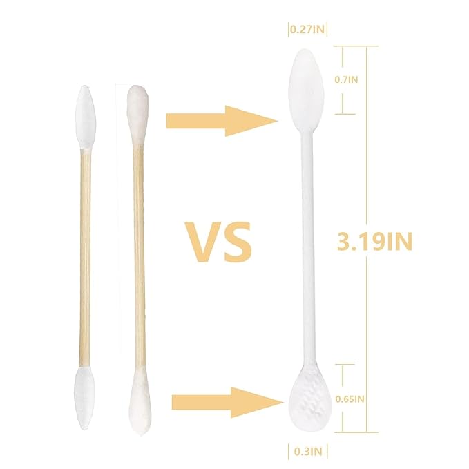 Paper stick thick cotton swabs