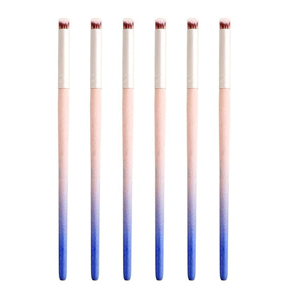6pieces ombre nail brush wood
