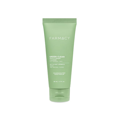 Farmacy Gentle Creamy Face Cleanser - Hydrating Facial Cleanser to Nourish & Help Remove Makeup & Impurities - Enriched with Aloe & Moringa Oil to Soothe, Purify & Refresh Skin (50ml)