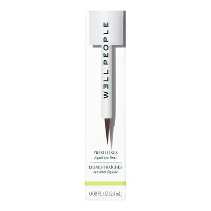 Well People Fresh Lines Liquid Eyeliner, Longwear Liquid Eyeliner For Precise Lines, Hydrating & Smudge-resistant Formula, Vegan & Cruelty-free, Brown