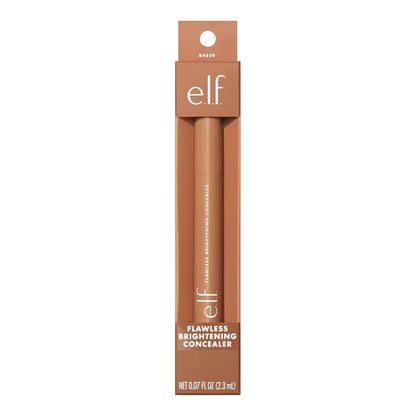 e.l.f. Flawless Brightening Concealer, Illuminating & Highlighting Face Makeup, Conceals Dark Under Eye Circles, Deep 50 W, 0.07 Fl Oz
