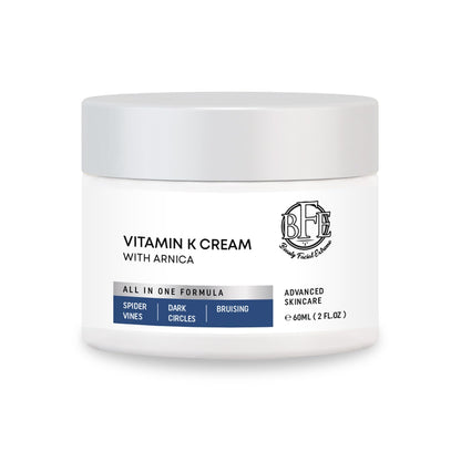 Vitamin K Cream- Moisturizing Bruise Healing Formula. Dark Spot Corrector for Bruising, Spider Veins & Broken Capillaries. Reduces Under Eye Dark Circles, Fine Lines, Puffiness, & Wrinkles.