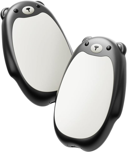 SWEETFULL Hand Warmers Rechargeable – Cute Bear, 2 Pack Magnetic Hot Hands, Reusable Electric Pocket Heater, Great Gift for Daughter, Kids, Wife, or Bestie, Portable for Outdoor & Camping