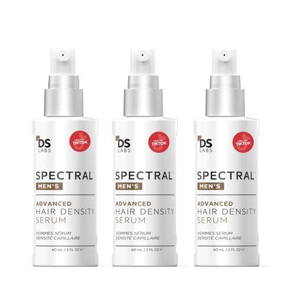 DS Labs Spectral Men’s Hair Density Serum (formerly Spectral.DNC-N), 60mL - Lightweight Leave In for Fuller Looking, Thicker Looking Hair, Fast Absorbing, Non-Greasy, For All Hair Types, (3 Pack)