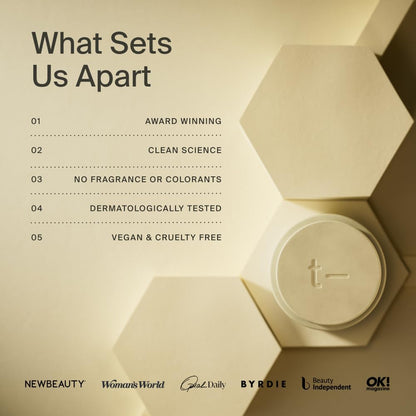 Timeline Mito-Biotic™ Travel Size Dewy Cream Lightweight Moisturizer With Peptides to Hydrate, Plump & Protect Dry Skin - .5mL