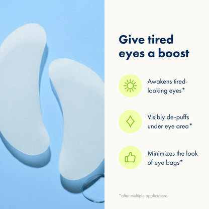 Hero Cosmetics Mighty Patch™ for Tired Eyes Patches - Soothing Hydrogel Patches - Awakens and Visibly De-puffs Undereyes with Multiple Applications (6 Count)