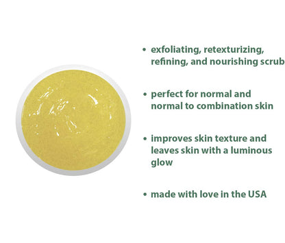 RAYA Pineapple Enzyme Facial Scrub (120) | Exfoliating and Refining Facial Scrub for Combination Skin | Creates a Glowing Complexion | Made with Pineapple Enzymes and Jojoba Beads