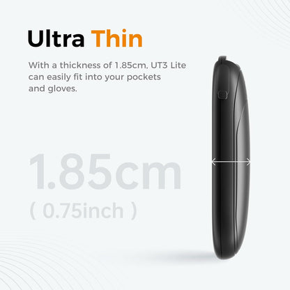 OCOOPA Magnetic Hand Warmers Rechargeable 2 Pack, AI Electric Handwarmers, Fast Heating, 3-Settings, UL Certified, Portable Heater, Gloves Fitting, Travel Essentials, Gifts Women Men, UT3 Lite