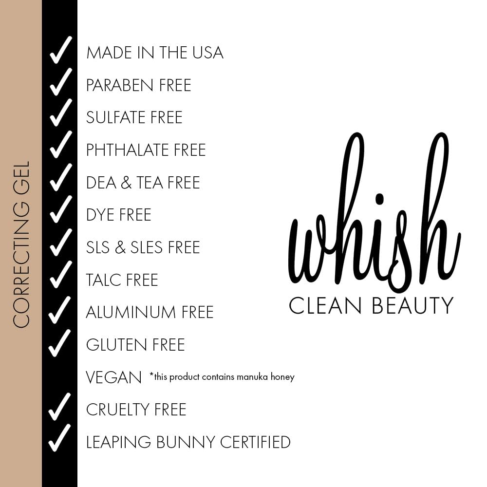 Whish Coconut Milk + Verbena Correcting Gel - Soothes sun exposed skin, reduces the appearance of UV damage, Moisturizes & Corrects with Organic Aloe & Manuka Honey