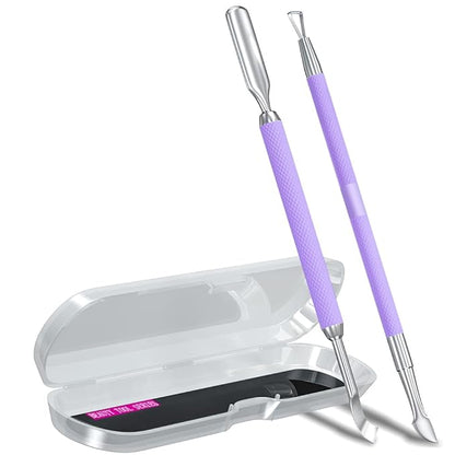 2PCS Metal Lavender/Taro Purple Cuticle