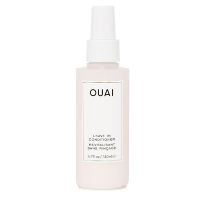 OUAI Leave In Conditioner & Heat Protectant Spray - Prime Hair for Style, Smooth Flyaways, Add Shine and Use as Detangling Spray - No Parabens, Sulfates or Phthalates (4.7 oz)