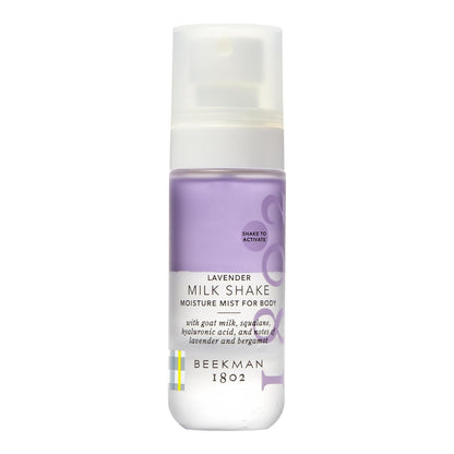 Beekman 1802 Milk Shake Body Mist - Lavender 2 fl oz - Hyaluronic Acid, Jojoba Oil, Instantly Moisturizes, Hydrates & Softens, Good for Sensitive Skin, Cruelty Free