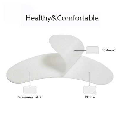 LANKIZ 100 Pairs Under Eye Gel Pads for Lash Extensions, 100% Natural Plant Extract, Collagen Hydrogel, Lint-Free, Moisturizing, Reduces Dark Circles and Eye Puffiness