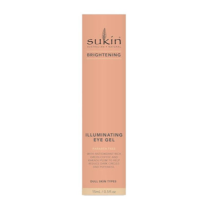 Sukin brightening illuminating eye gel