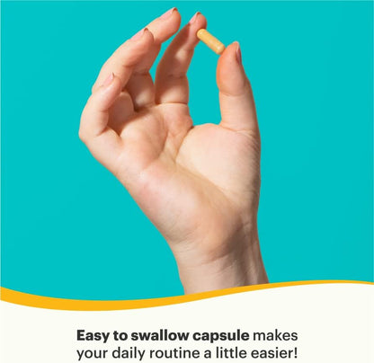 Because Bladder Relief Supplement with Pumpkin Seed Extract - 60 Capsules (1 Bottle) - Helps Reduce Urgency & Frequency, Supports Strong Pelvic Floor Muscles, Vegan & Non-GMO, Made in The USA