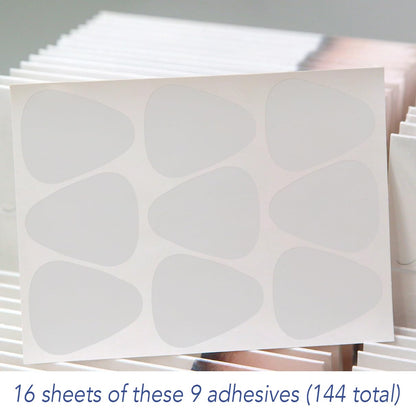 Smoothies Triangle Wrinkle Patches for Face Overnight - Facial Patches for Elevens, Crows Feet and Lip Lines, 144 Count per Box - Made in the USA