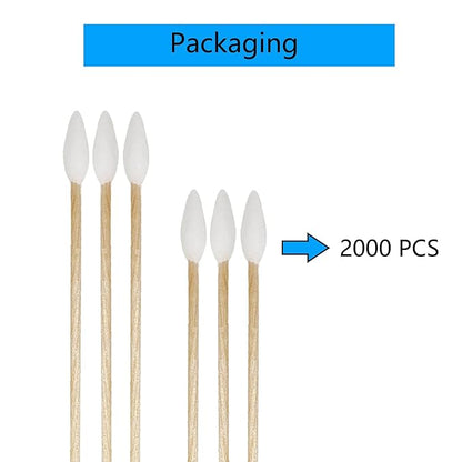 2000pcs precision cotton swabs with