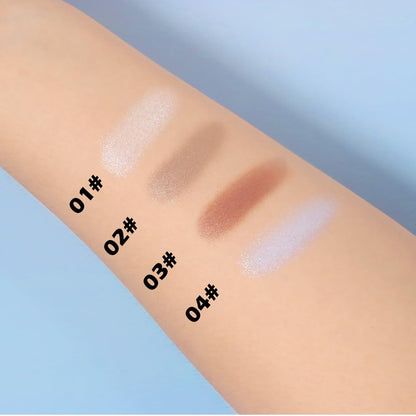 Taupe Mauve Shimmer Single Eye Shadow Palette Makeup with Mirror,Neutral Powder Monochrome Eyeshadow for Older Women,Waterproof Long Lasting Naturing-Looking sombras para ojos