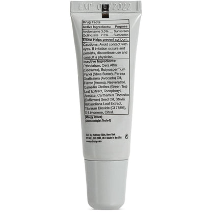 Anthony 25 SPF Lip Balm with Sunscreen for Lips – Contains Green Tea Extract, Shea Butter & Vitamin E – Moisturizing Repair Care Treatment for Chapped & Dry Lips – Blood Orange Flavor