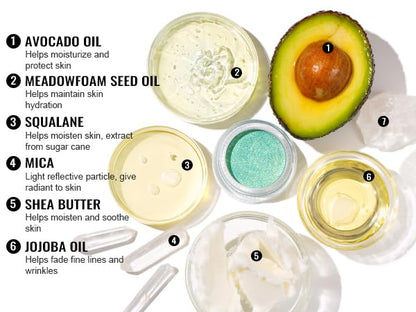 Oulac White Matte Eyeshadow 3-in-1 Eyeshadow Eye Primer&Eyeliner Highly Pigmented Waterproof Smudge-proof Long Lasting Wear Smooth&Blendable Formula for Natural Look,Vegan & Cruelty-Free CM10