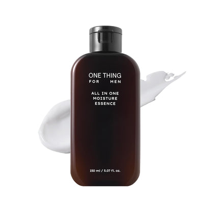 ONE THING FOR MEN All in One Moisture Essence 5.07 Fl Oz | 4-in-1 Soothing Mens Face Moisturizer, Toner, Aftershave Lotion, Daily Hydrating Serum, HA Hyaluronic Acid, Barrier Relief | Korean Skin Care