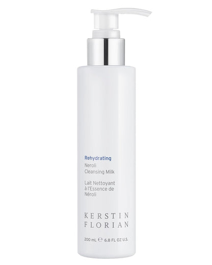 Kerstin Florian Rehydrating Neroli Cleansing Milk | Gentle Makeup Remover and Face Wash for Normal to Sensitive Skin (6.8 fl oz)