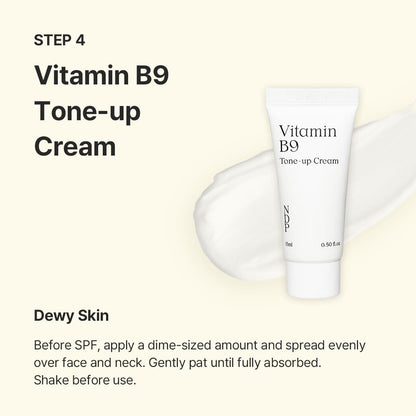 Travel Kit - Mini Travel Size Skincare Essentials - Moringa Hemp Gel Cleanser, Green Caper Toner Essence, Cica Bio-Placenta Cream, B9 Tone-Up Cream (4 items)