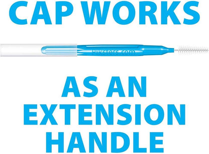 Piksters Interdental Brushes, Size 5, 100 Count (10 x 10 Packs), Interdental Tooth Brush for Large Gaps, Gum Soft Bristles for Plaque Removal, Safe for Braces (100 pk)