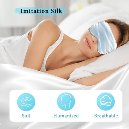 Cooling eye mask and silky