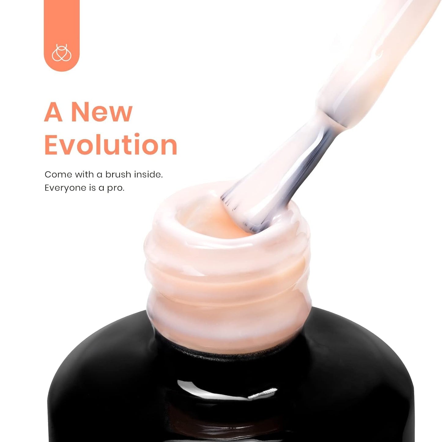 Beetles Builder Gel for Nails 7 in 1 Cover Nude Translucent Builder Strengthener Gel for Nail Extension, Need Base Coat