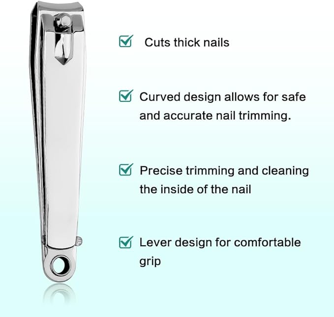 Nail clippers, 8 pcs toenail