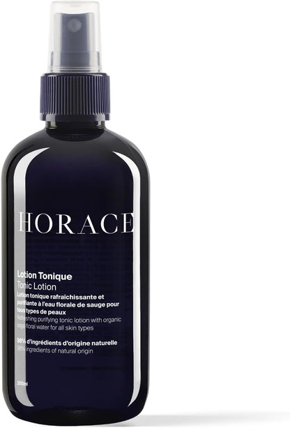 HORACE Tonic Lotion for Men - Toner Spray with Prebiotics - Gentle Skincare for All Skin Types - Fresh, Aromatic Scent, 6.7 fl.oz