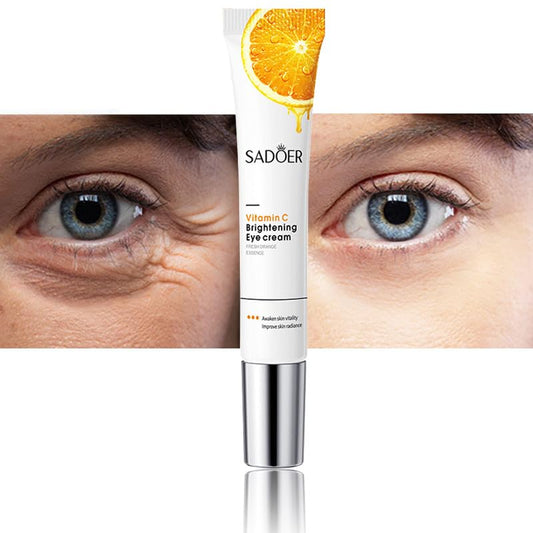 Magic Eye Cream for Dark Circles Puffiness Wrinkles Fine Lines and Bags Under Eyes, Quick Results Vitamin C Skin Renewing Anti Aging Eye Cream for Men Women All Skin Types (0.8 Oz)