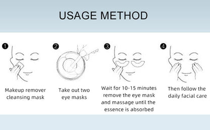 Under Eye Collagen Patches Eye Masks for Puffy Eyes & Dark Circles - Hyaluronic Acid Skincare Treatment Masks, Reduce Under Eye Bags and Smooth Wrinkles,Eye Skin Care Pads, 60 Pcs