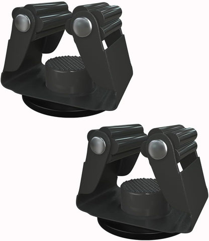 Magnetic Mop and Broom Holder, Broom Gripper Stainless Steel Mop Hanger Magnetic Broom Holder for Refrigerator, RV Camper Wall Organizer, Garage Kitchen Laundry Tools Organizer - 2 Pack/Gray…