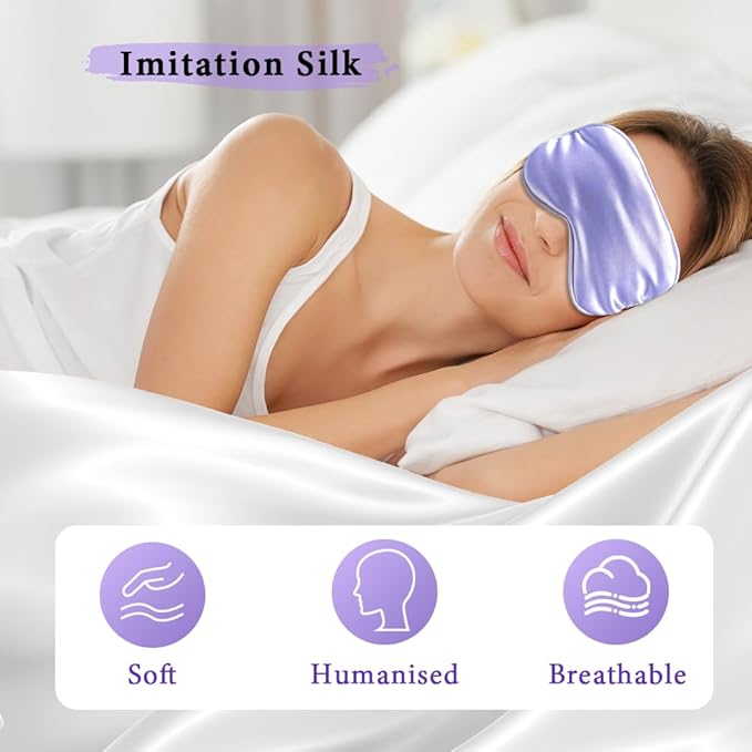 Cooling eye mask and silky