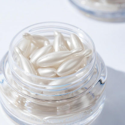 Multi-Vita Capsule Ampoule – Anti-Wrinkle Firming Serum with Hyaluronic Acid, Collagen & Ceramide, Vegan Vegetable Oil Base, Deep Hydration, Korean Skin care, 30 Capsules