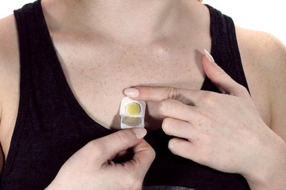 Nausea Relief No. 44 Patches | Essential Oil Blend Natural Aromatherapy Stickers | Non-Metallic Safe for MRI, Peel and Stick Anti-Nausea Aroma Patch for Motion Sickness or Vomiting,10 Patches