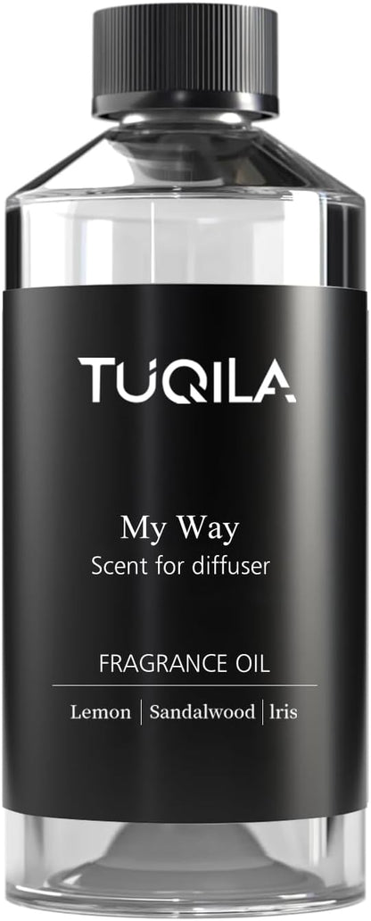 My Way 500ML Hotel Luxury Essential Oil for Diffuser, 5 Star Hotel Scent Oil (Sandalwood, Lemon, Lirs) Long-Lasting Premium Fragrance Oils, Idea Spa & Waterless for Home, Office, Car