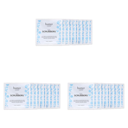 Butter LONDON Nail Polish Remover Pads, Nail Scrubbers (10 Count) - 2-in-1 Prep & Lacquer Remover Nail Wipes - Travel-Friendly Gel Fingernail Polish Remover - Cruelty-Free, Paraben-Free & Gluten-Free